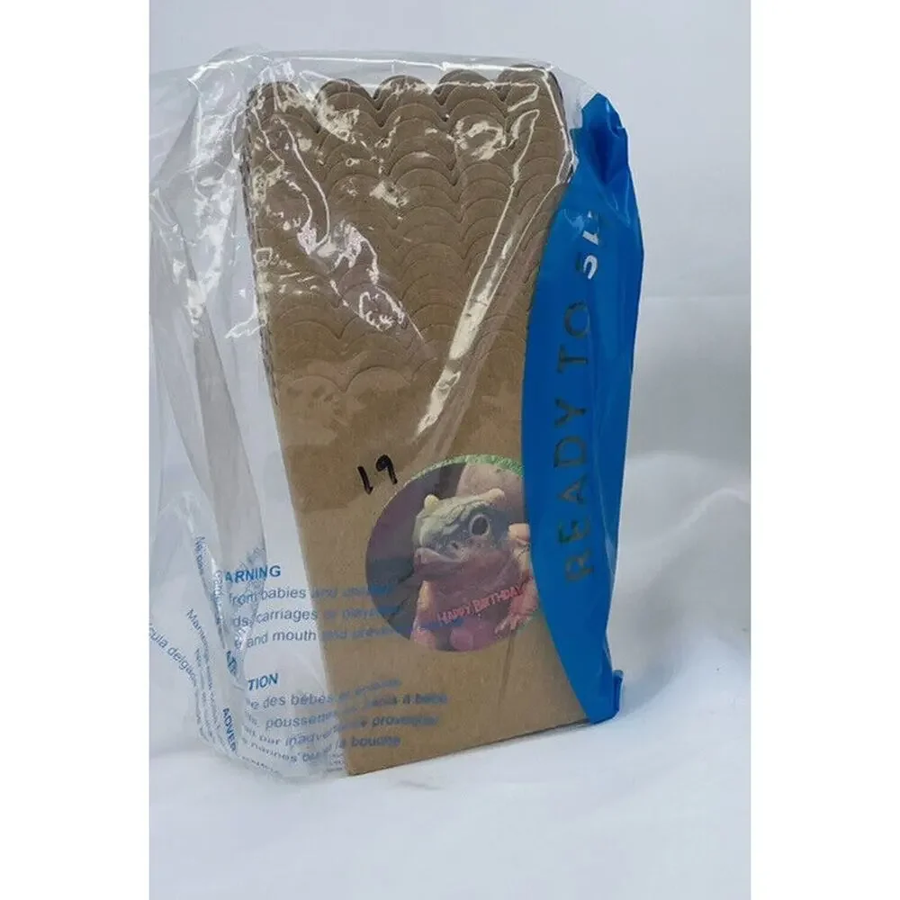 Dino Paper Popcorn Box Popcorn Tube Disposable Food Box Square Packing Box 19pcs